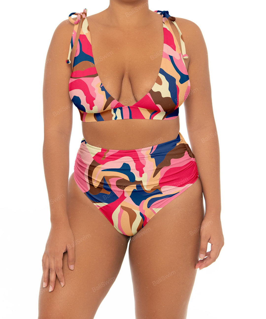 BSWSP-T07 Adjustable Tie Strap Bikini Top