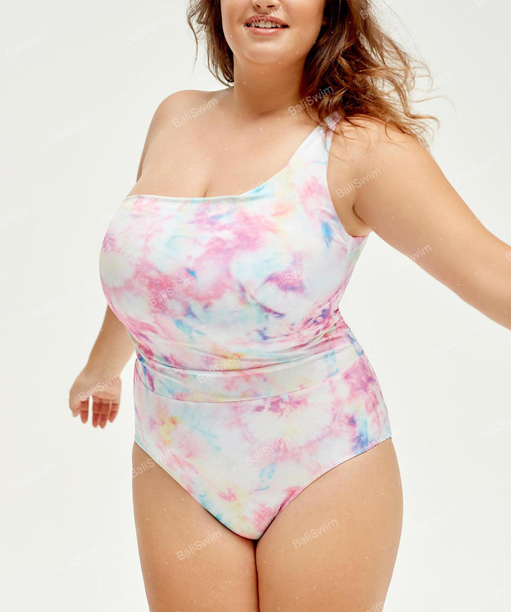 One Piece Print Tie Dye Cotton Candy (BSWSP-S02) by Bali Swim