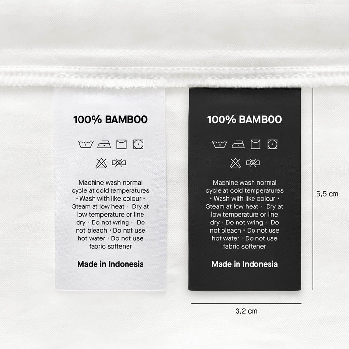 Sateen Tape Care Instruction