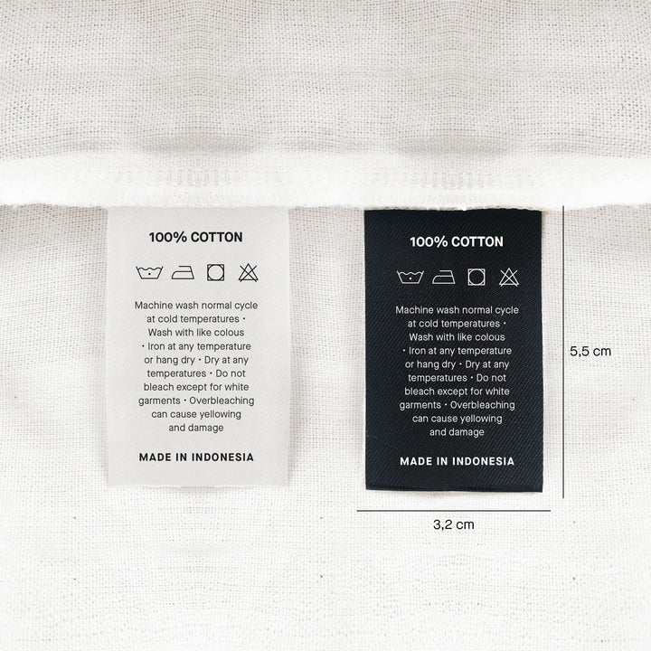Sateen Tape Care Instruction