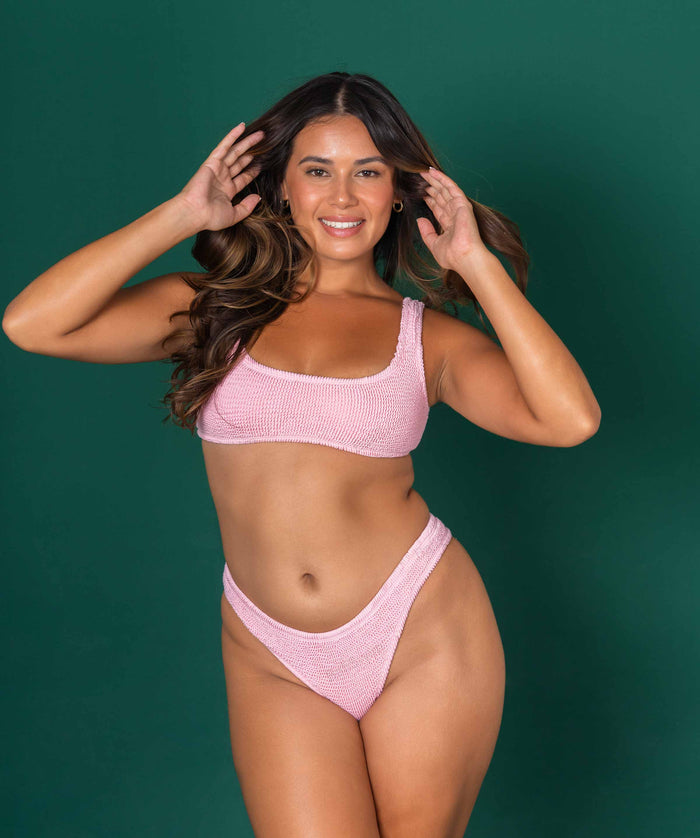 Basic Tank Bikini Color Pink by Bali Swim