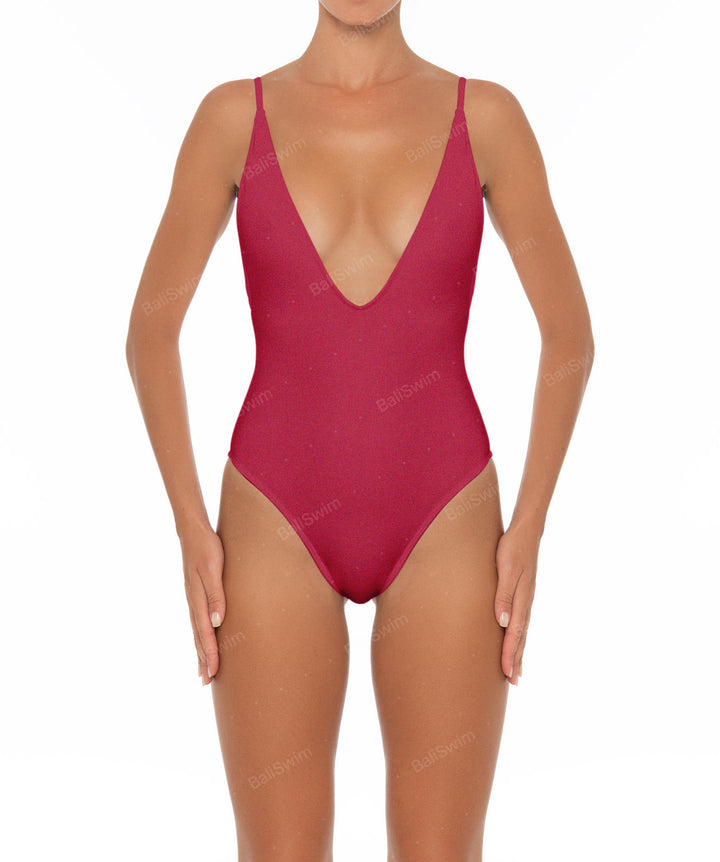 BSWS-S26 Low V-Neck One Piece