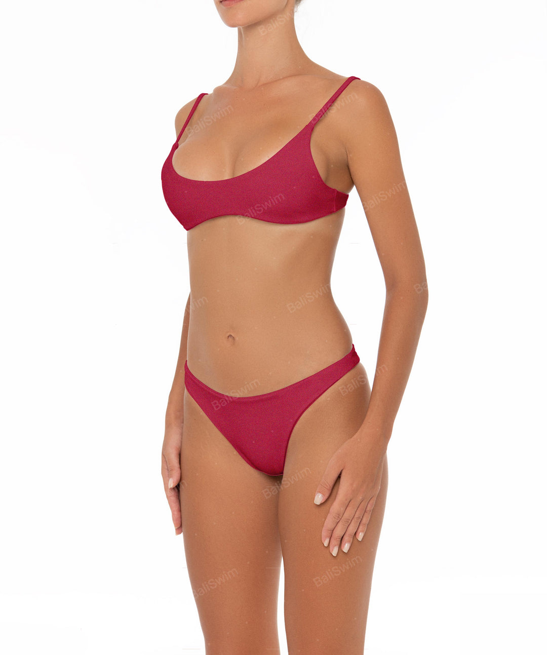 BSWS-B12 Mid Rise Bikini Bottom