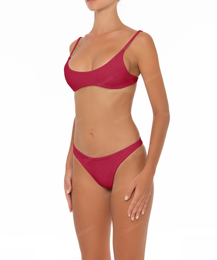 BSWS-B12 Mid Rise Bikini Bottom