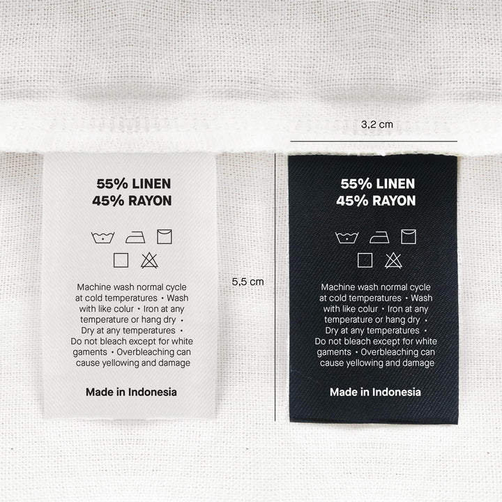 Sateen Tape Care Instruction