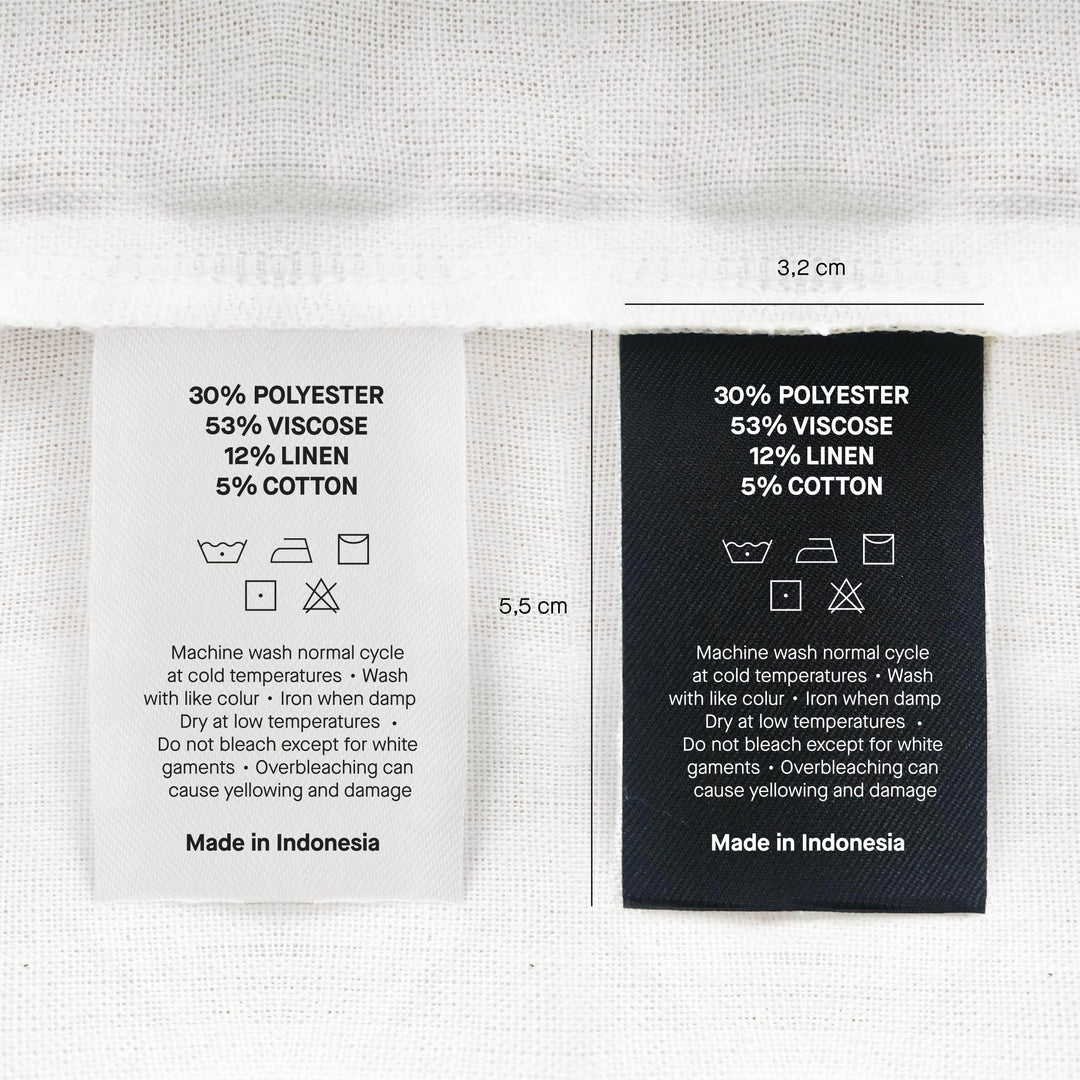 Sateen Tape Care Instruction