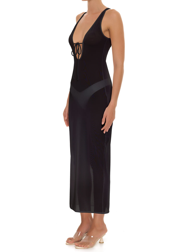 BSWR-D19 Self Tie Long Dress