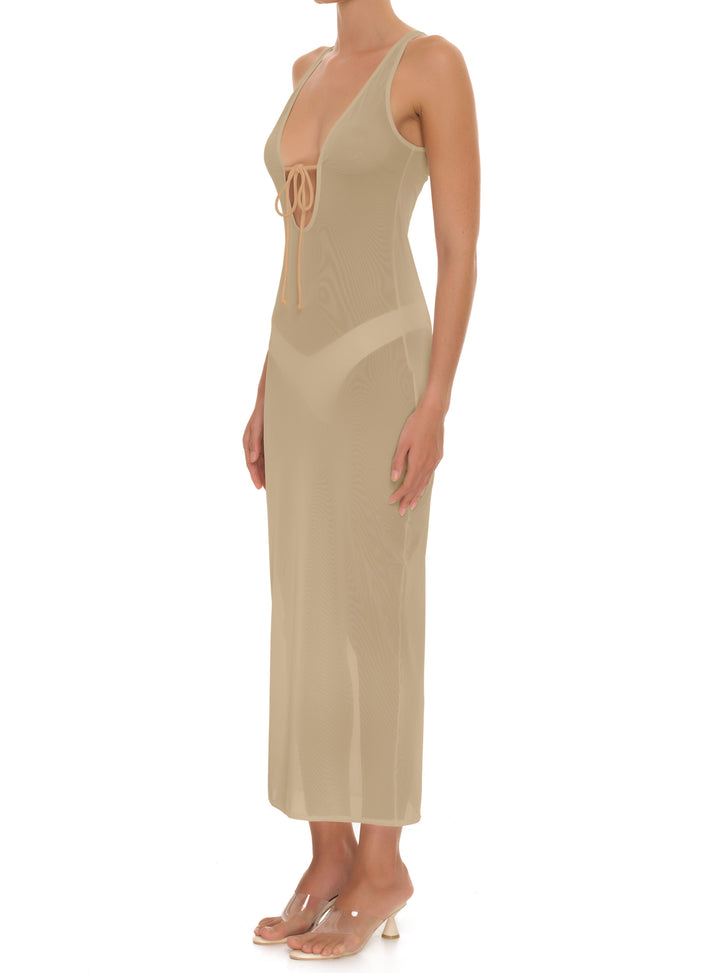 BSWR-D19 Self Tie Long Dress