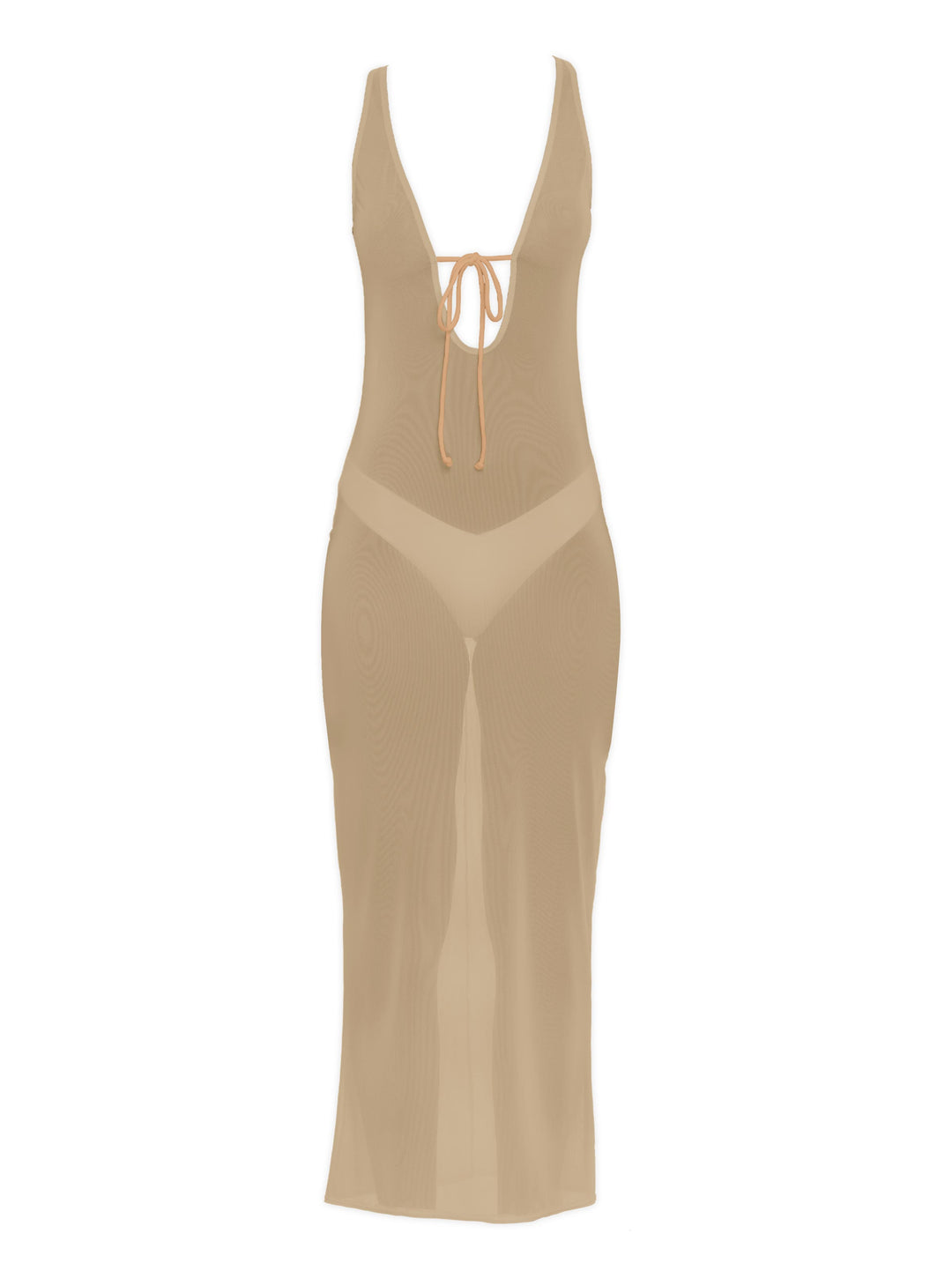 BSWR-D19 Self Tie Long Dress