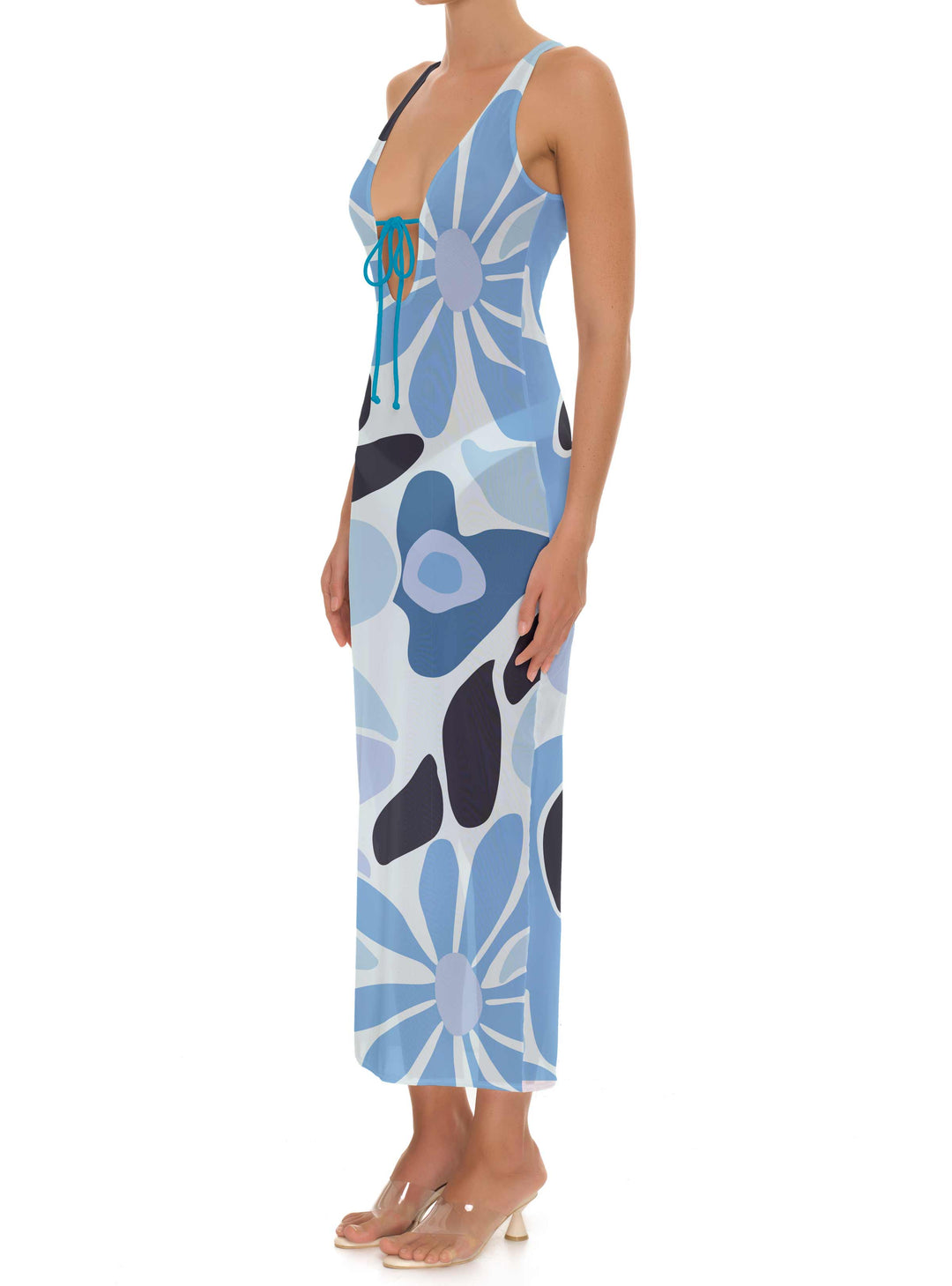 BSWR-D19 Self Tie Long Dress