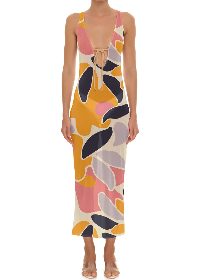 BSWR-D19 Self Tie Long Dress