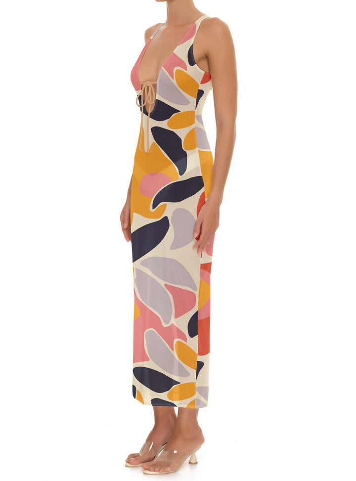 BSWR-D19 Self Tie Long Dress
