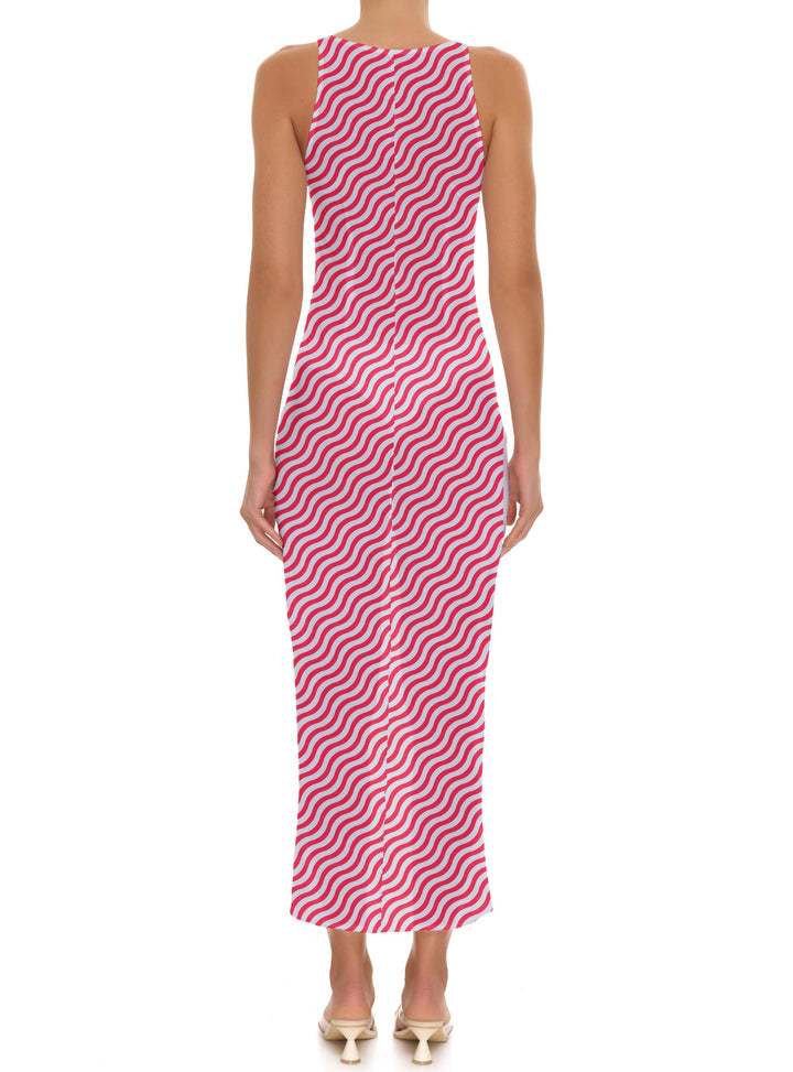 BSWR-D19 Self Tie Long Dress