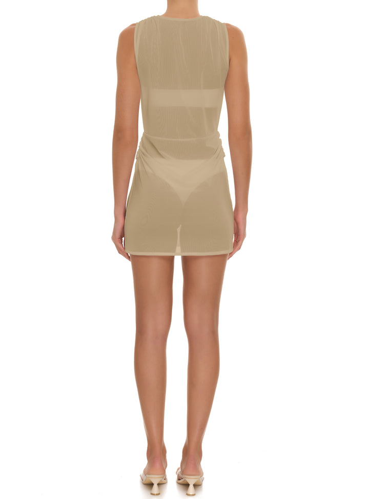 BSWR-D20 V Scrunch Mini Dress