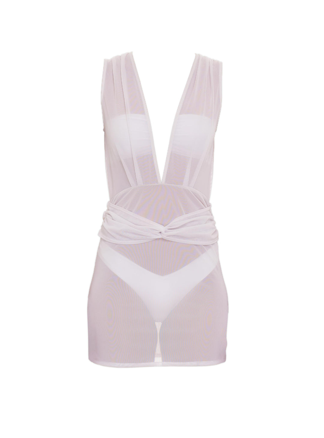 BSWR-D20 V Scrunch Mini Dress