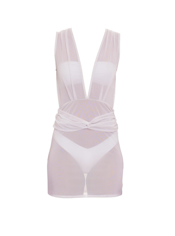 BSWR-D20 V Scrunch Mini Dress