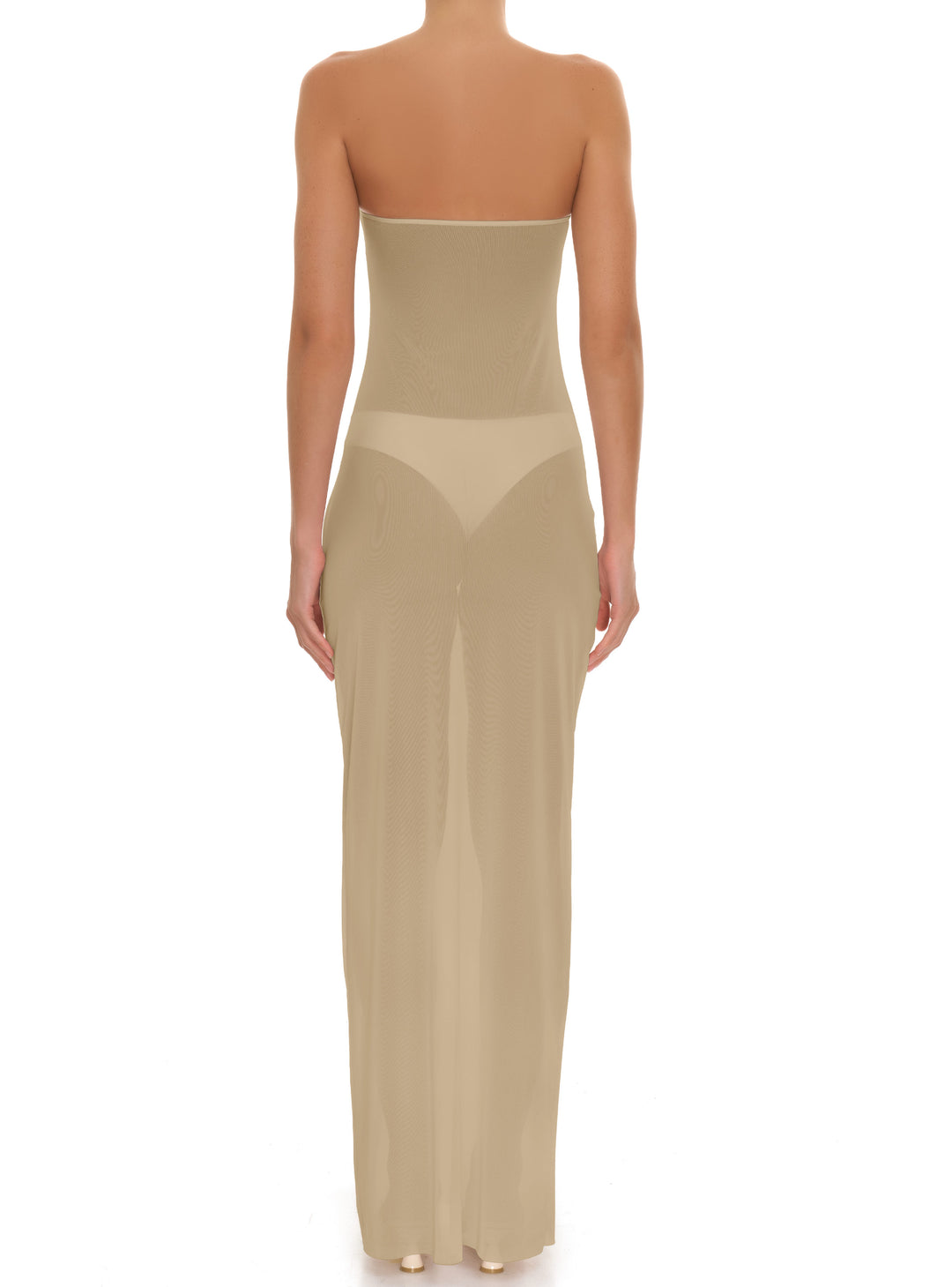 BSWR-D25 Bandeau Maxi Dress