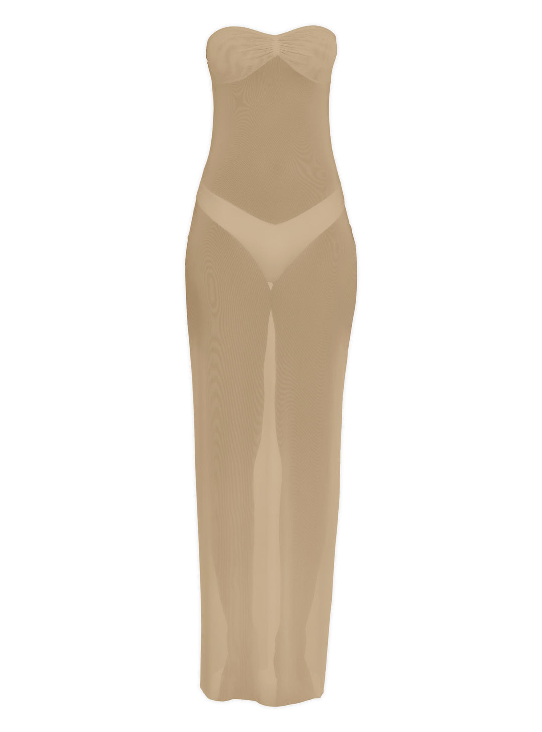 BSWR-D25 Bandeau Maxi Dress
