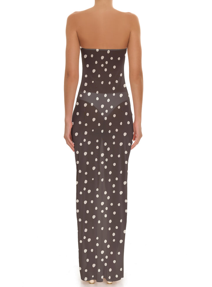 BSWR-D25 Bandeau Maxi Dress