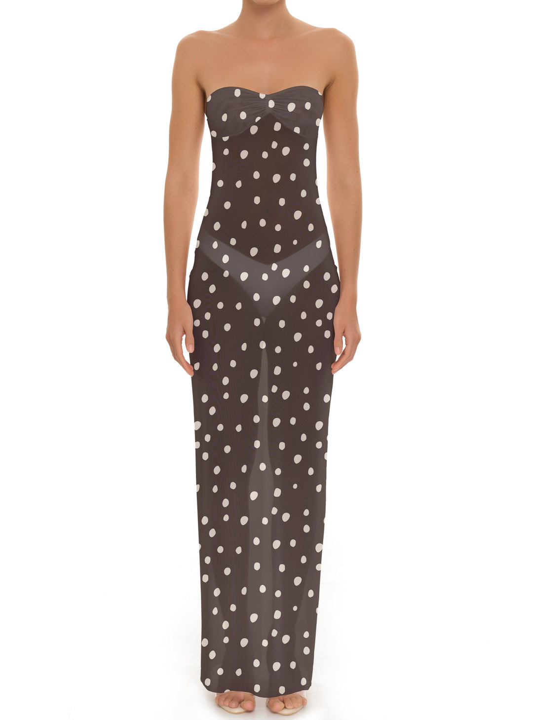 BSWR-D25 Bandeau Maxi Dress