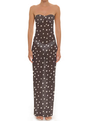BSWR-D25 Bandeau Maxi Dress