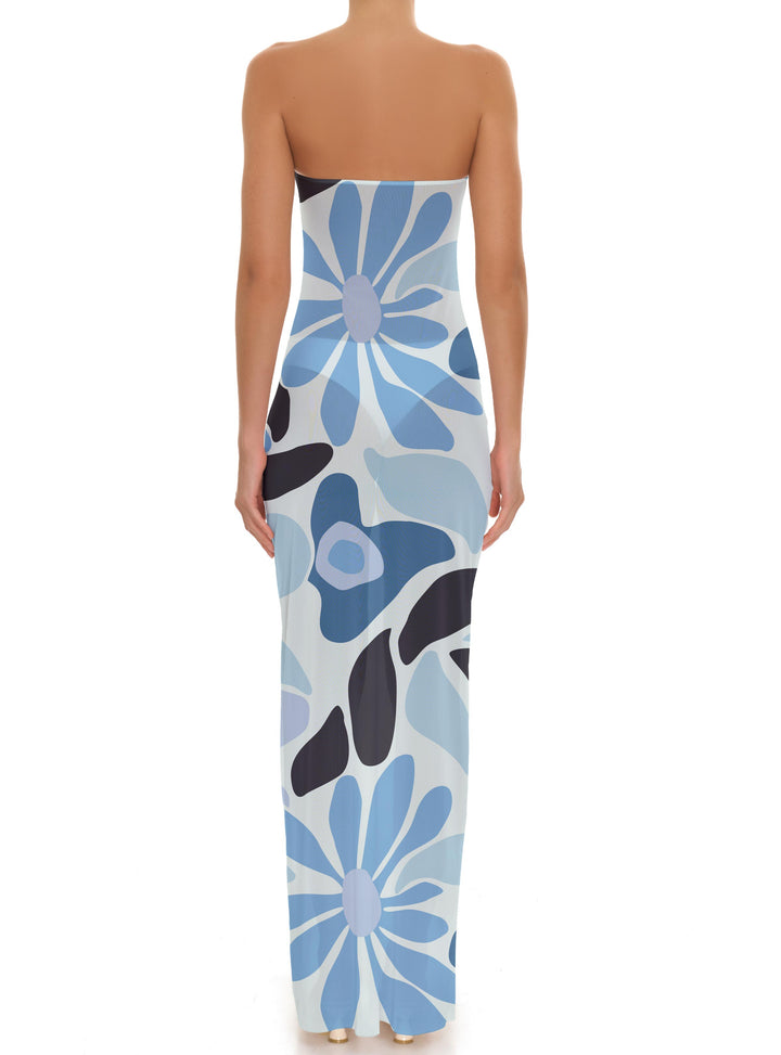 BSWR-D25 Bandeau Maxi Dress