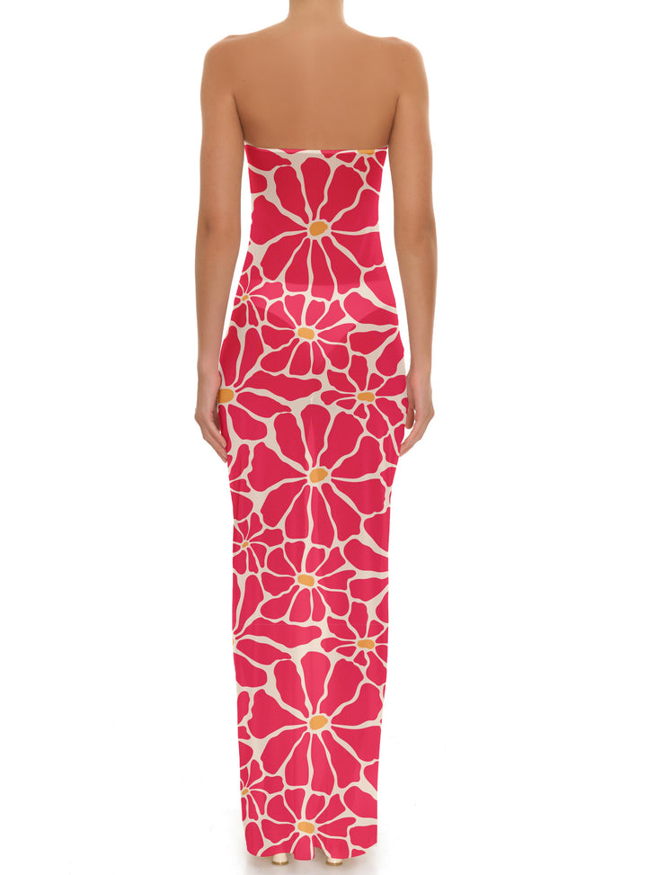 BSWR-D25 Bandeau Maxi Dress