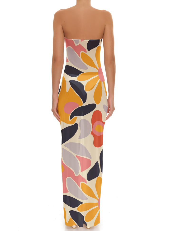 BSWR-D25 Bandeau Maxi Dress