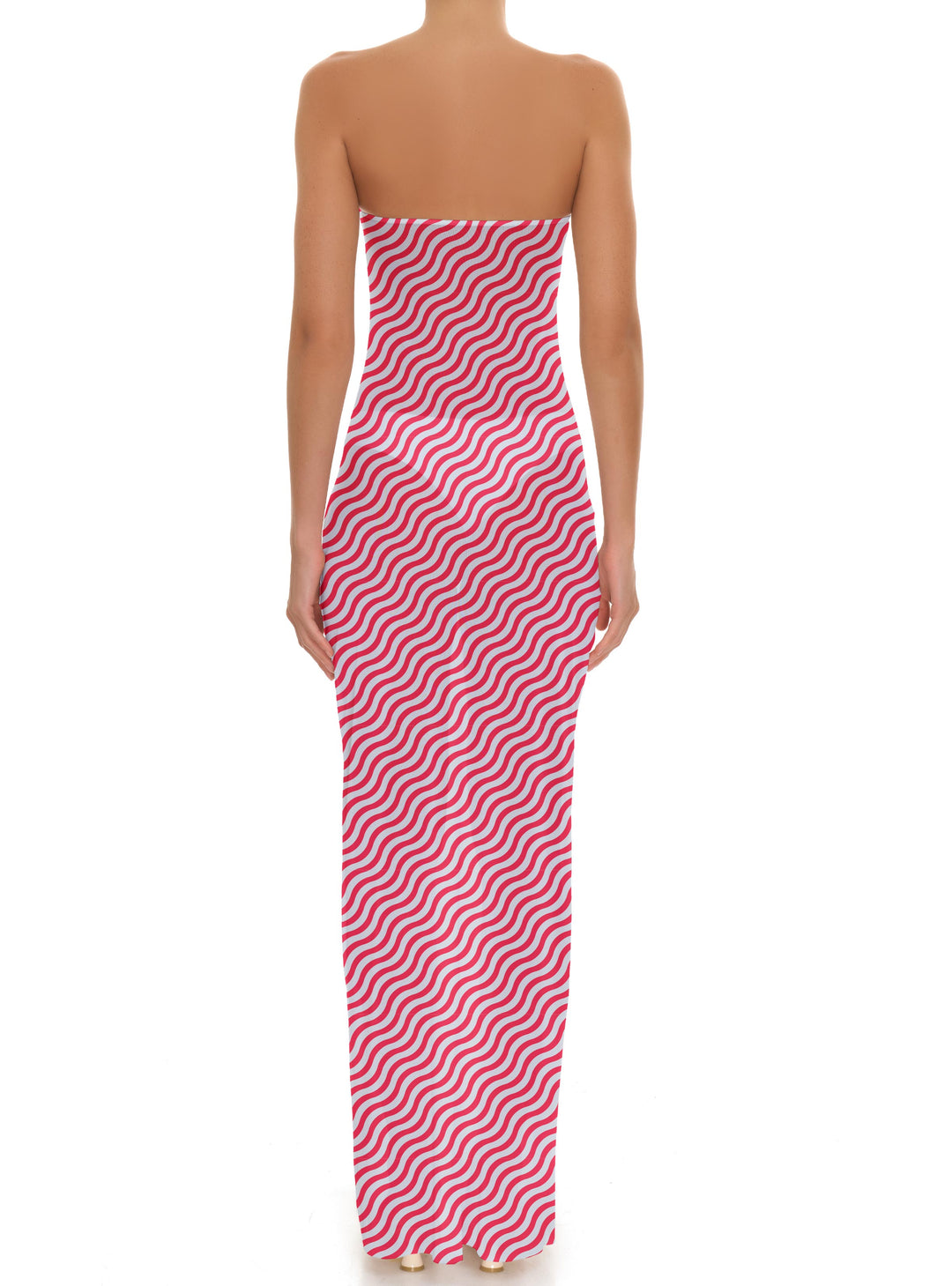 BSWR-D25 Bandeau Maxi Dress