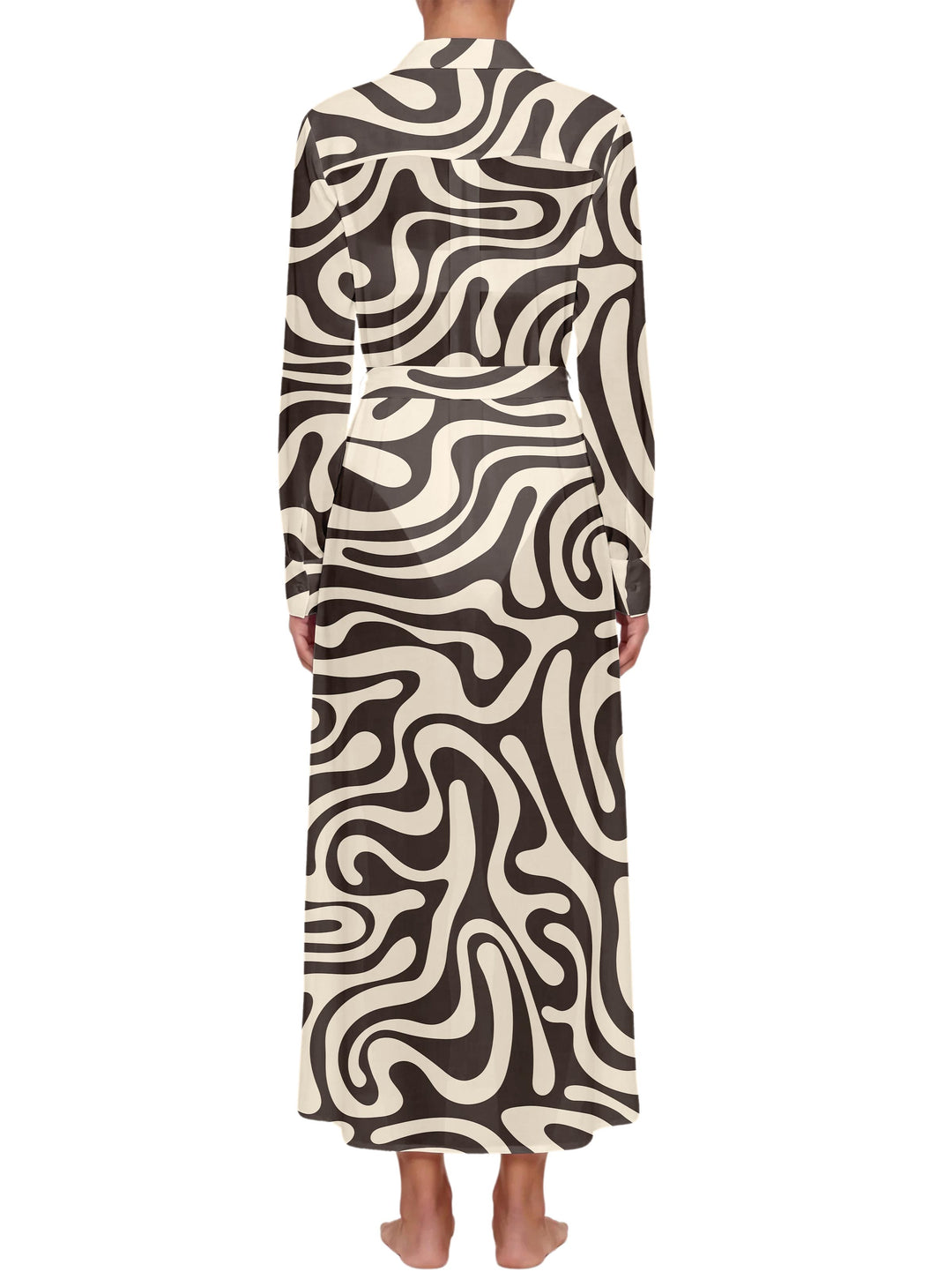 BSWR-D26 Kaftan Button Up