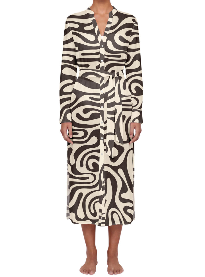 BSWR-D26 Kaftan Button Up
