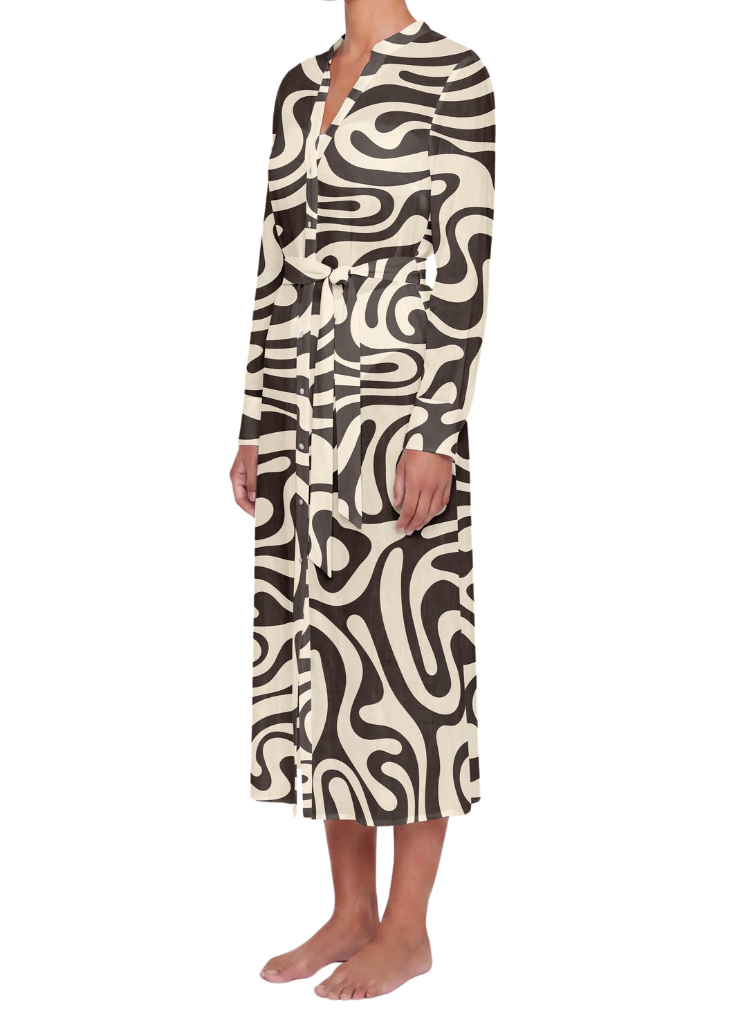 BSWR-D26 Kaftan Button Up