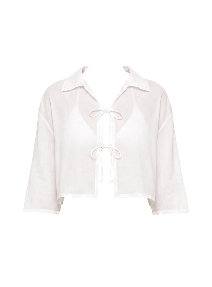 BSWR-T24 Drop Shoulder Cropped Top