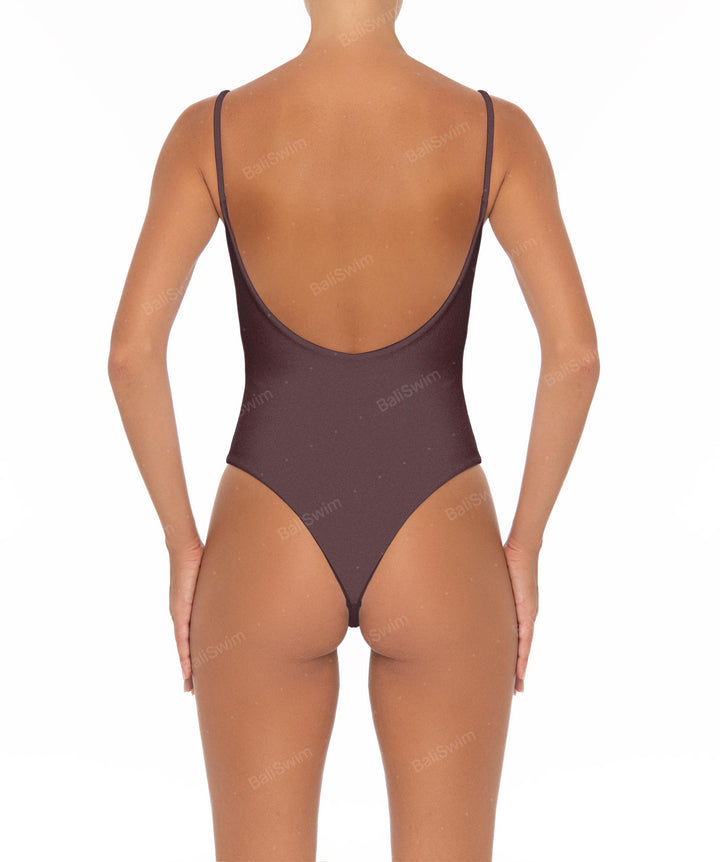 BSWS-S08 Corsage V-Neck One Piece