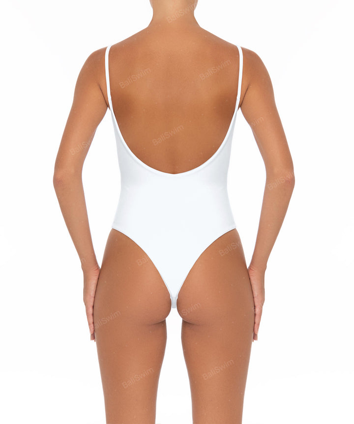 BSWS-S08 Corsage V-Neck One Piece