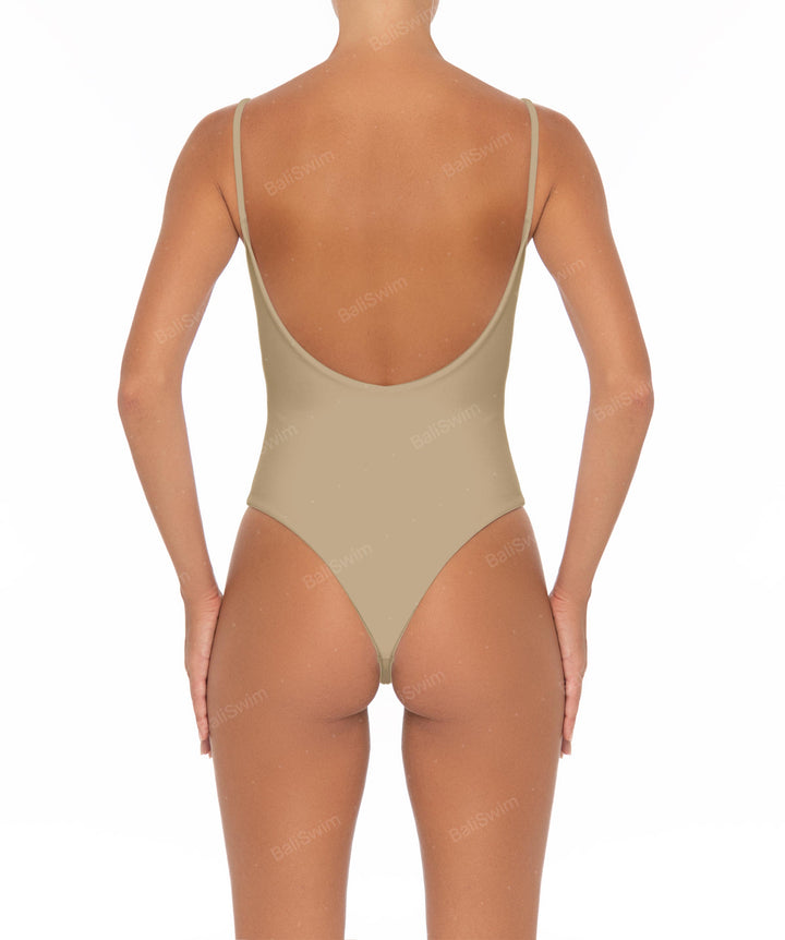 BSWS-S08 Corsage V-Neck One Piece