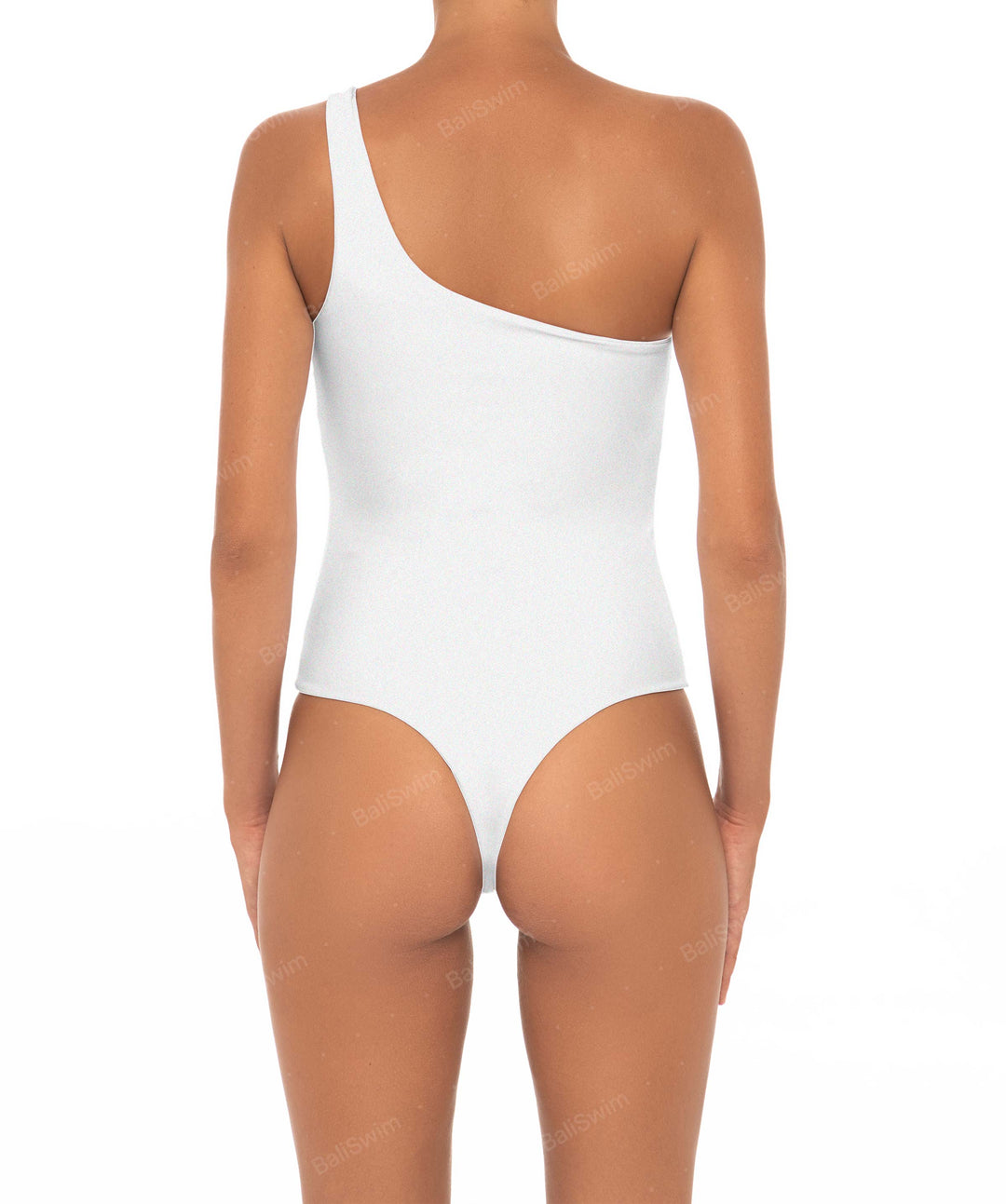 BSWS-S16 Corsage One Shoulder Swimsuit