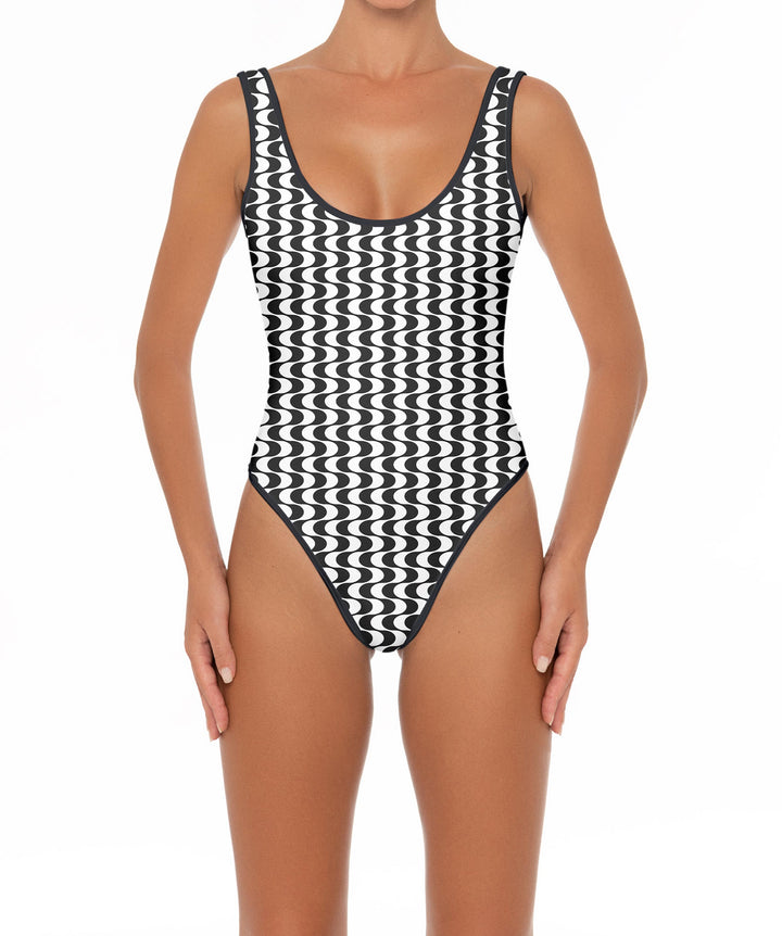 BSWS-S28 Scoop Neck Tank One Piece