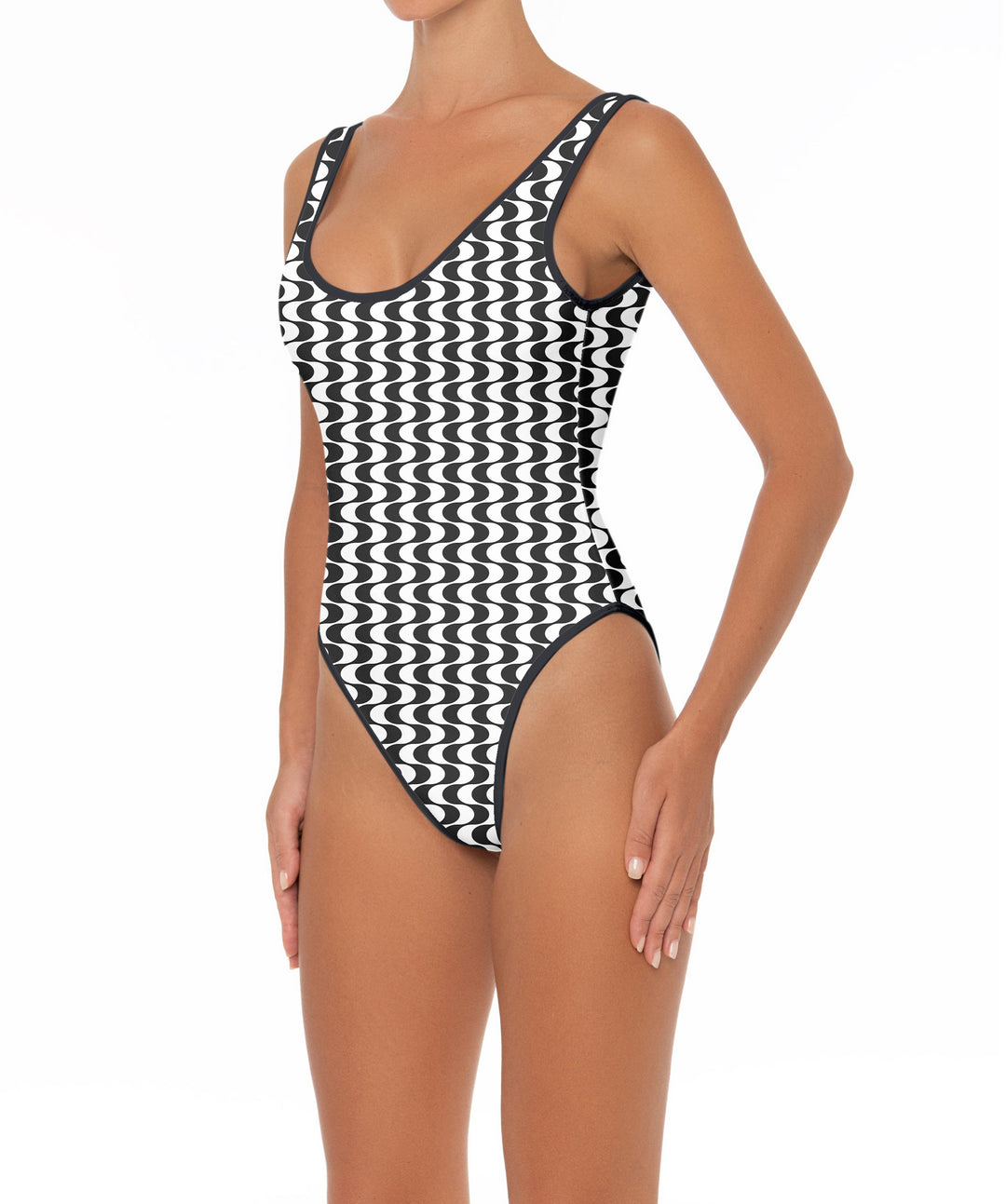 BSWS-S28 Scoop Neck Tank One Piece