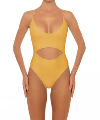 BSWS-S33 V-Neck Cut Out One Piece