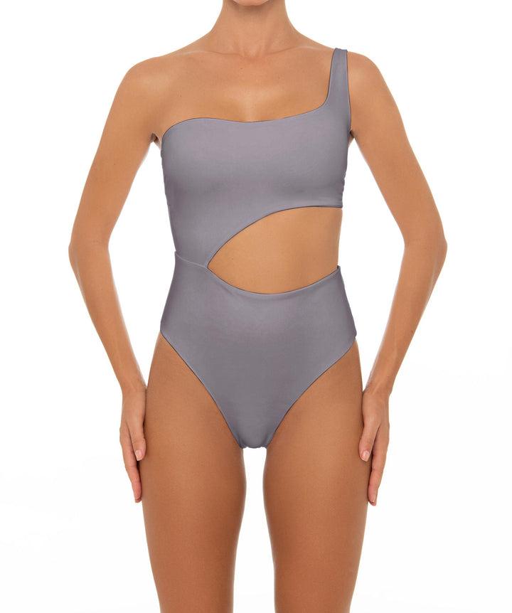 BSWS-S34 Asymmetrical Side Cutout One Piece