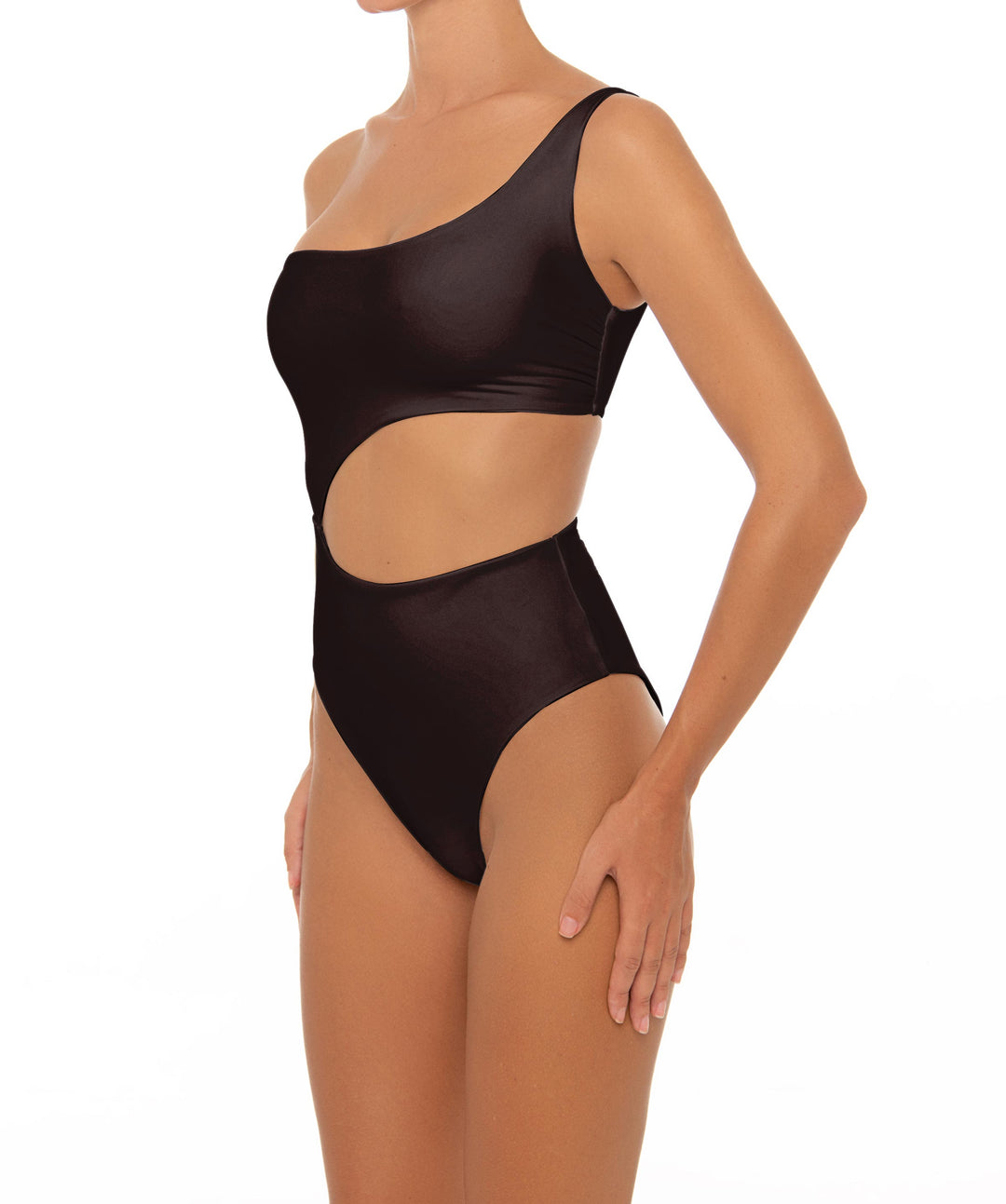 BSWS-S34 Asymmetrical Side Cutout One Piece