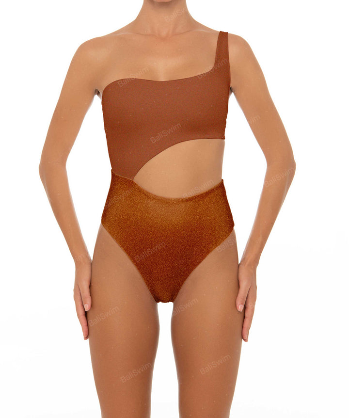 BSWS-S34 One Shoulder Swimsuit