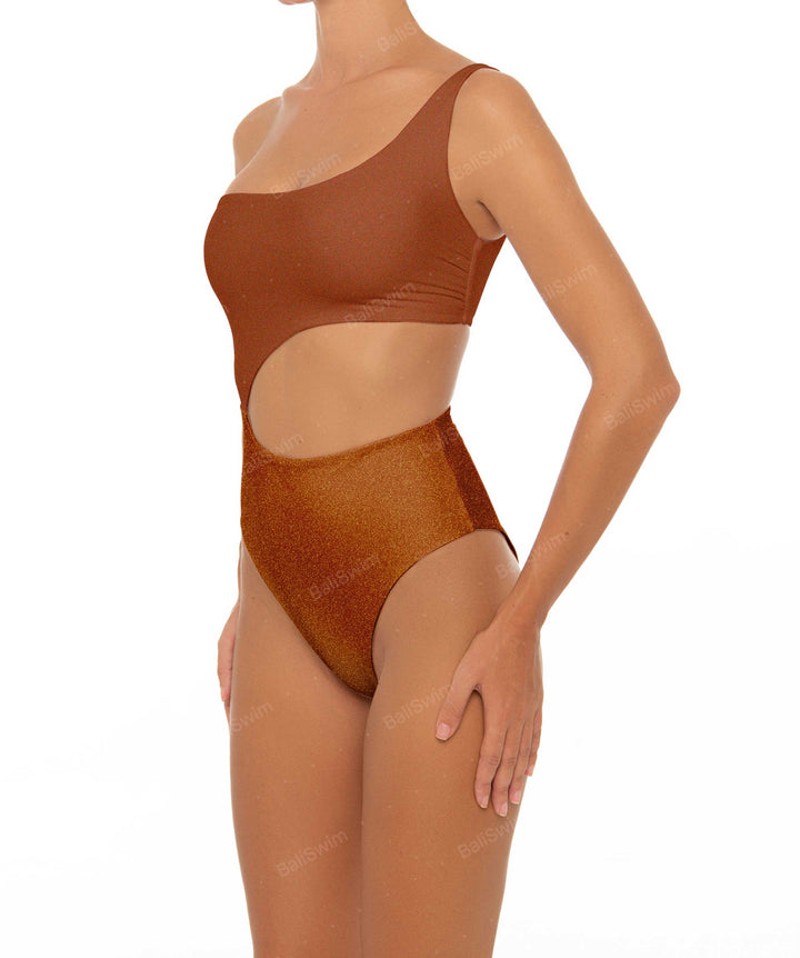 BSWS-S34 One Shoulder Swimsuit