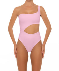 BSWS-S34 Asymmetrical Side Cutout One Piece