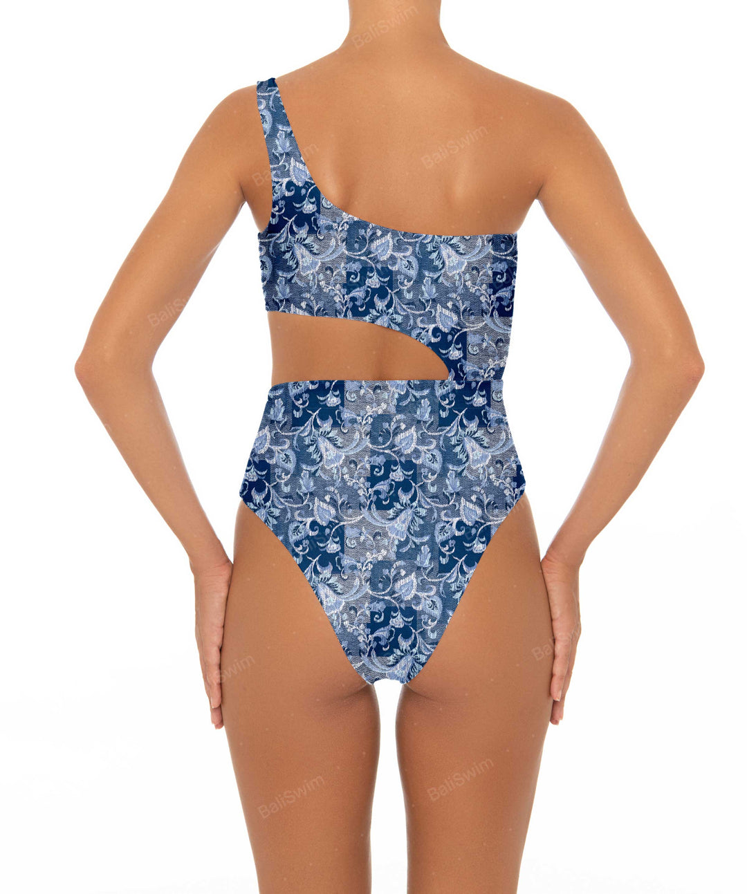 BSWS-S34 One Shoulder Swimsuit