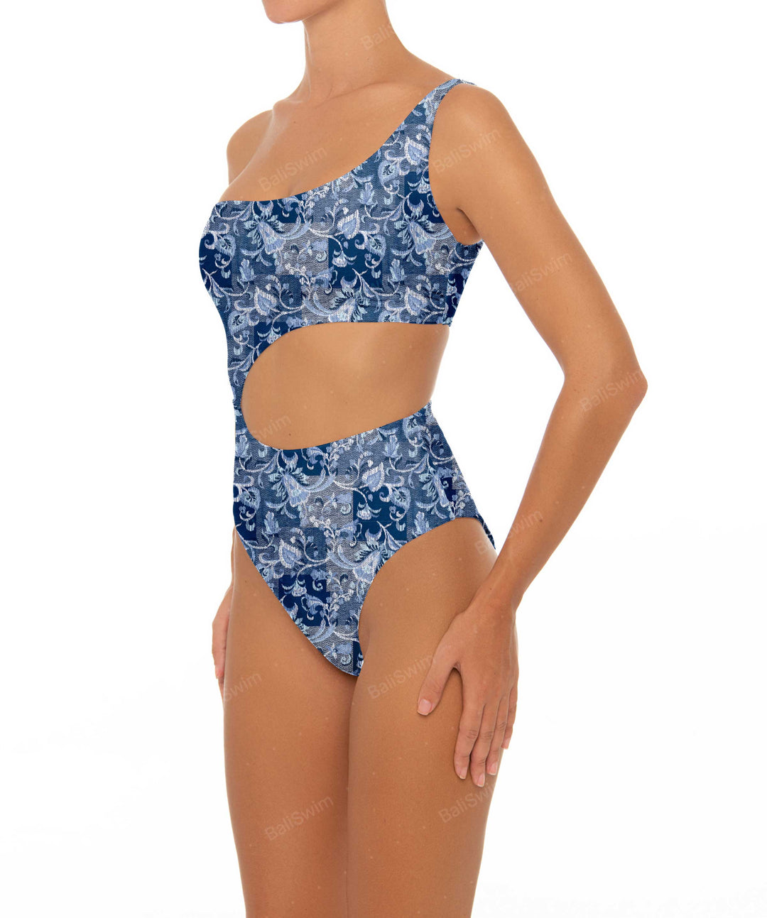 BSWS-S34 One Shoulder Swimsuit