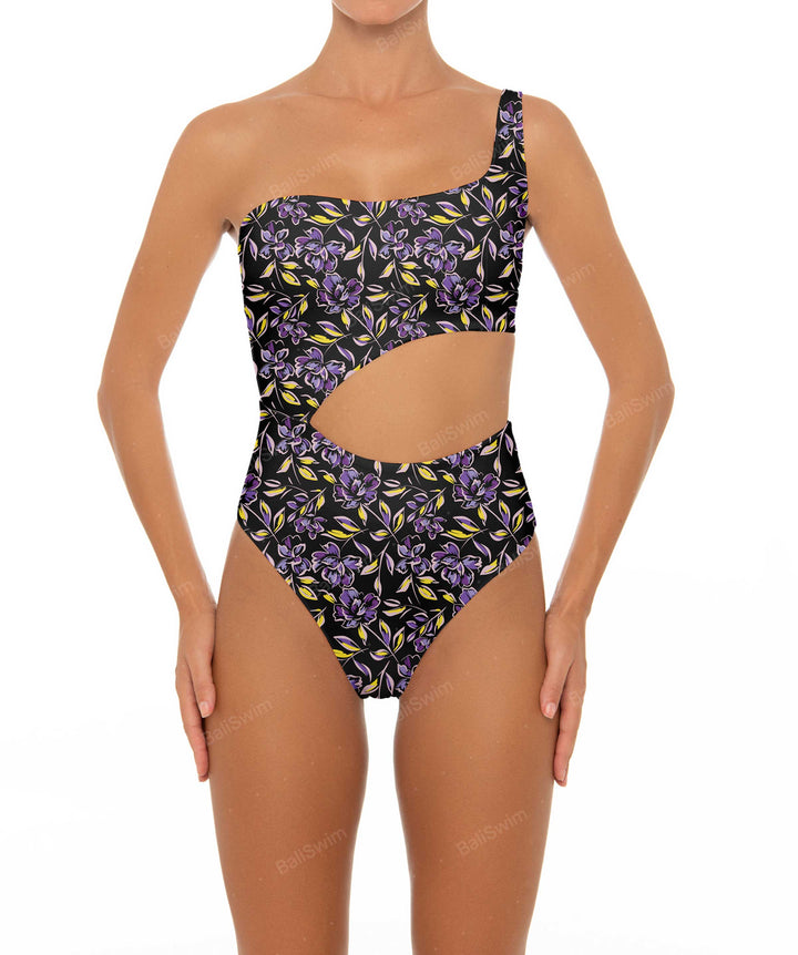 BSWS-S34 One Shoulder Swimsuit