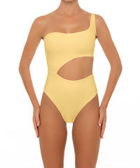 BSWS-S34 Asymmetrical Side Cutout One Piece