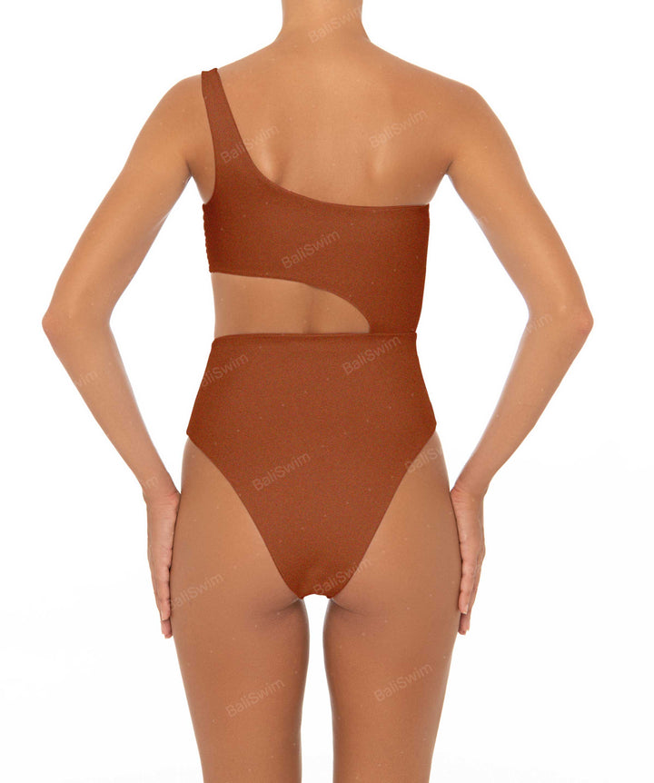 BSWS-S34 One Shoulder Swimsuit